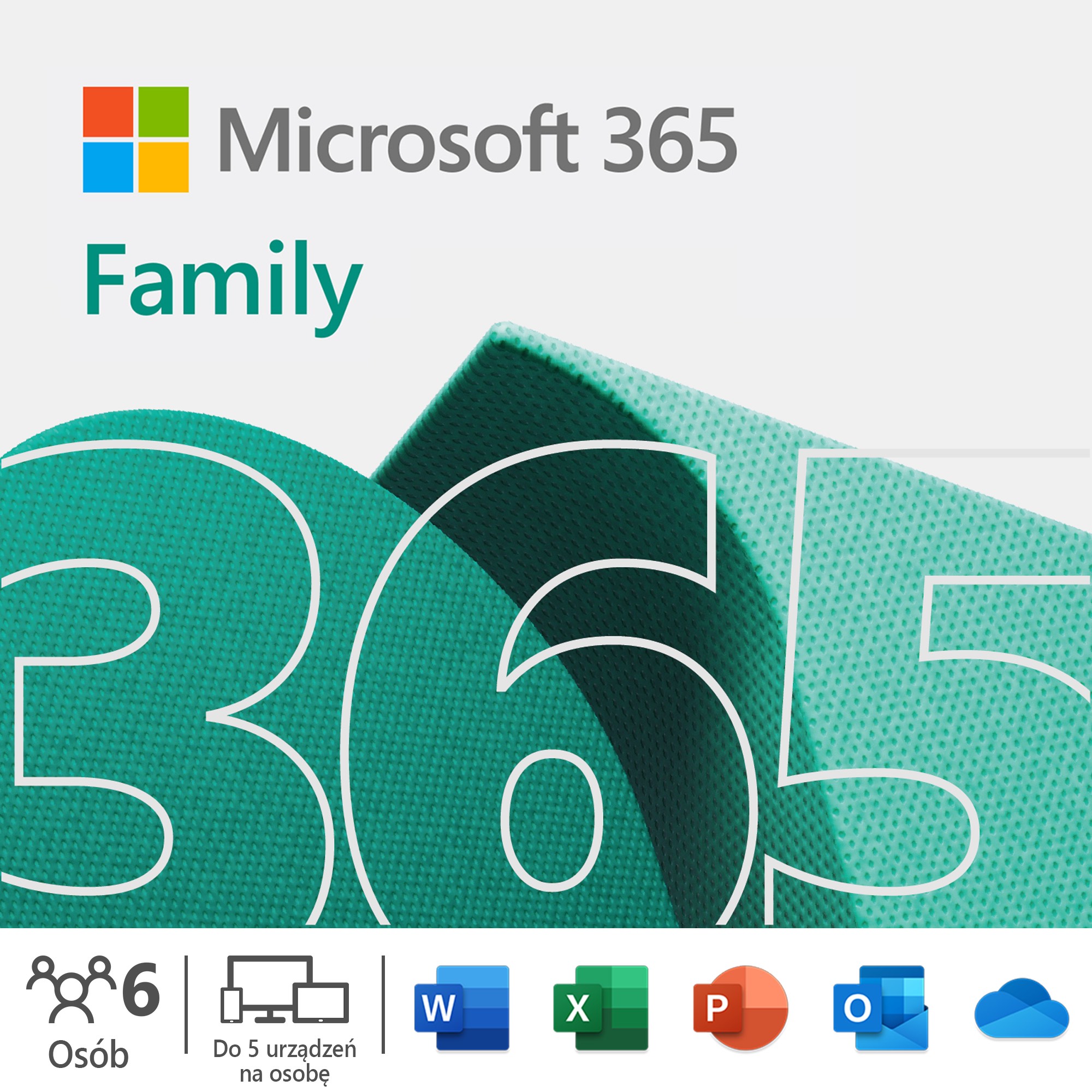 Microsoft 365 Family 1 year - licencja online