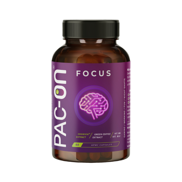 AronPharma PAC-on Focus suplement diety, 60 kaps./1 opak.