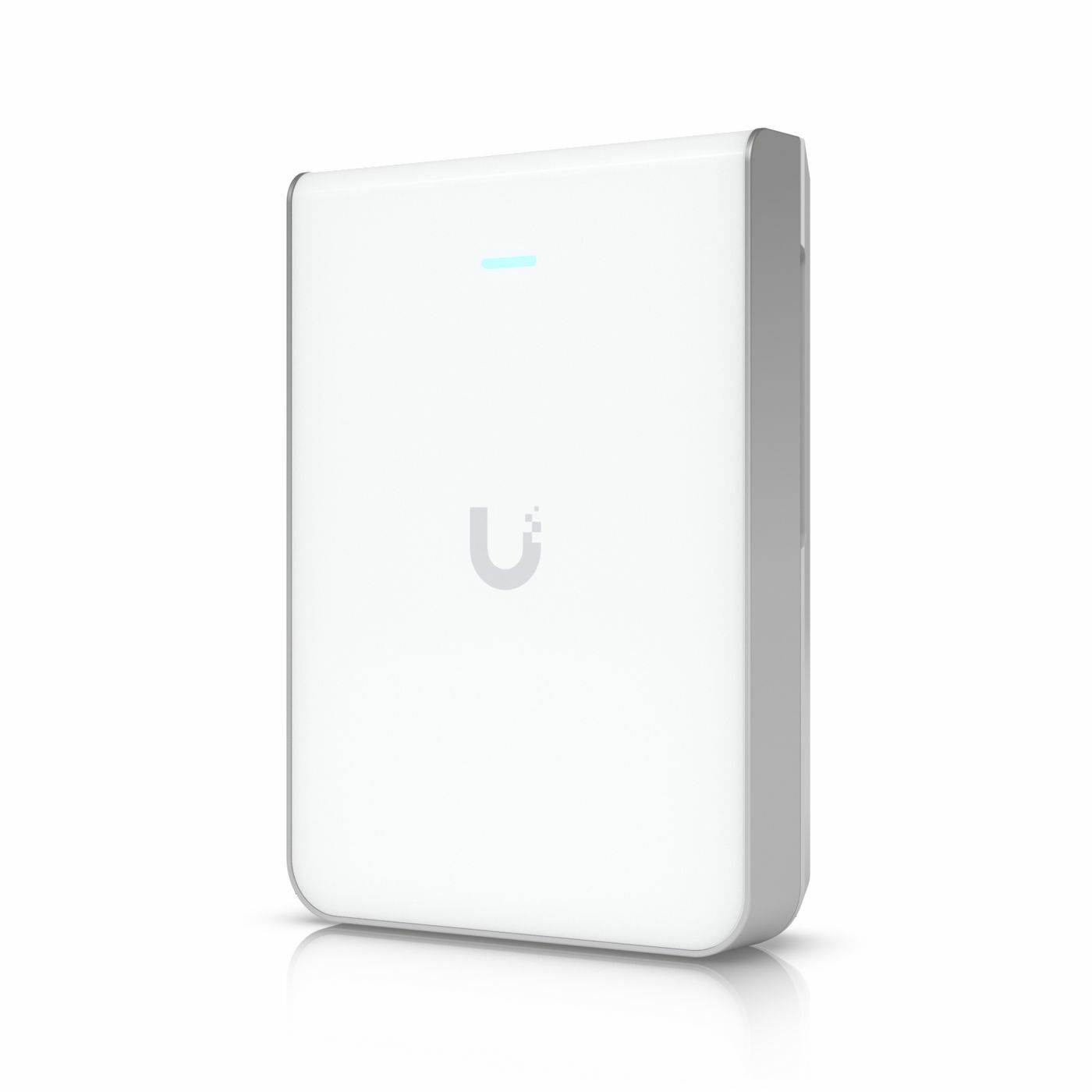 Ubiquiti Wall-mounted WiFi 7 AP with 6  spatial streams and 6 GHz  support tailored for home builders with seamless installation options.