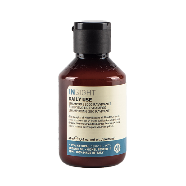 Insight Daily Use naturalny suchy szampon do włosów zwiększający objętość, 40 g