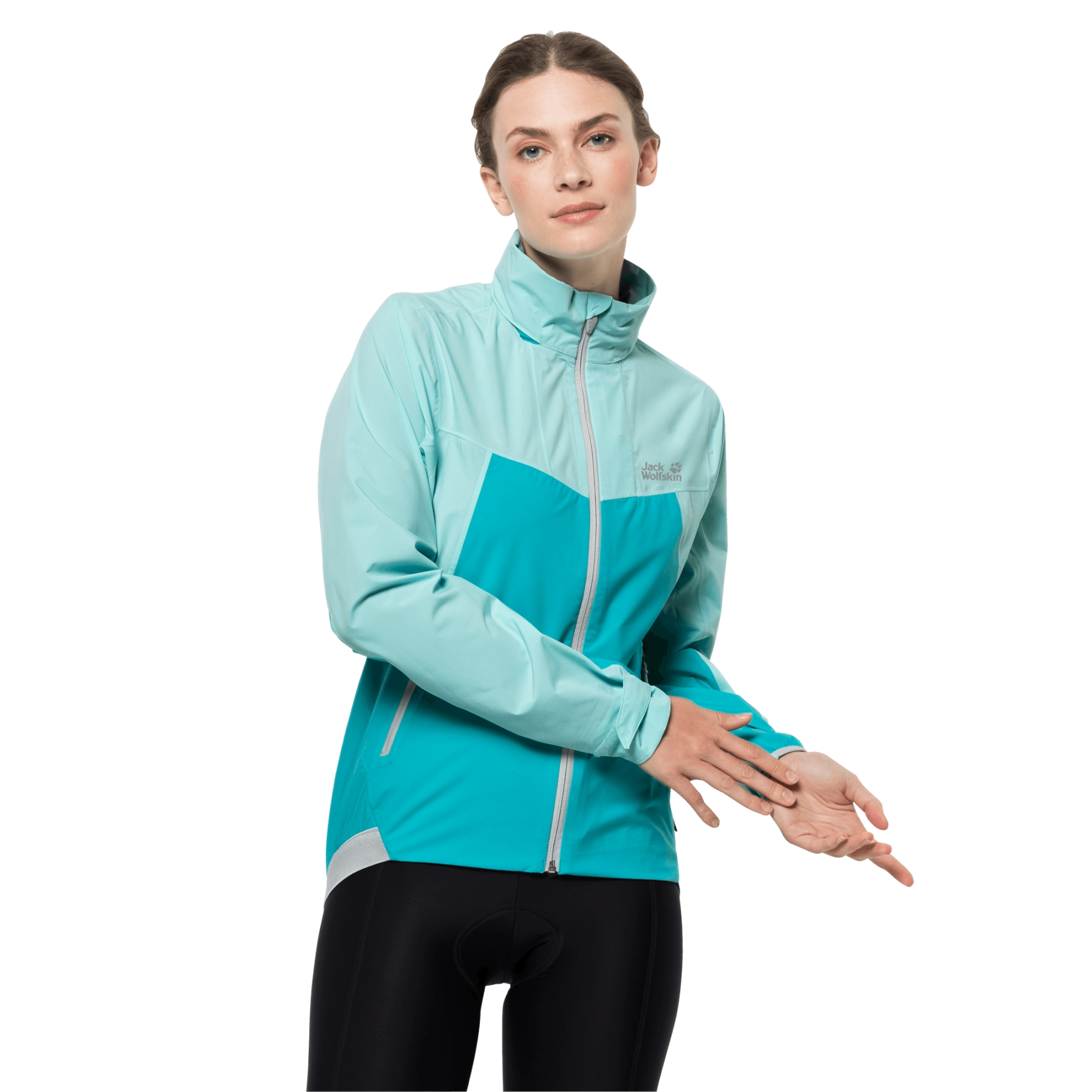 Rowerowa kurtka przeciwdeszczowa TOURER 2.5L JKT W dark aqua - L