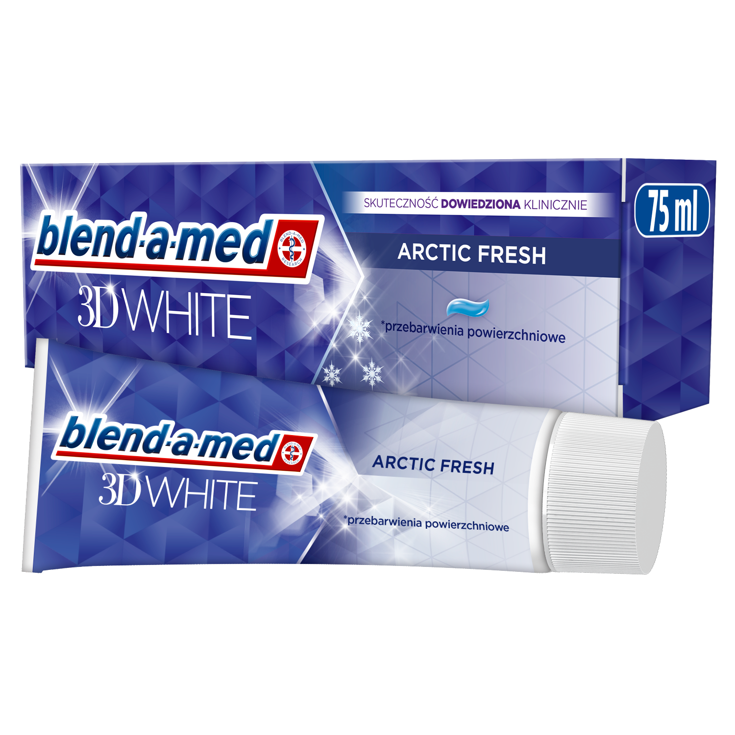 Blend-A-Med 3D White pasta do zębów, 75 ml