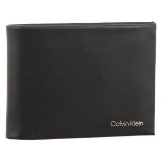 Portfel Calvin Klein CK Concise Bifold 5CC W/Coin Black K50K510599 BAX
