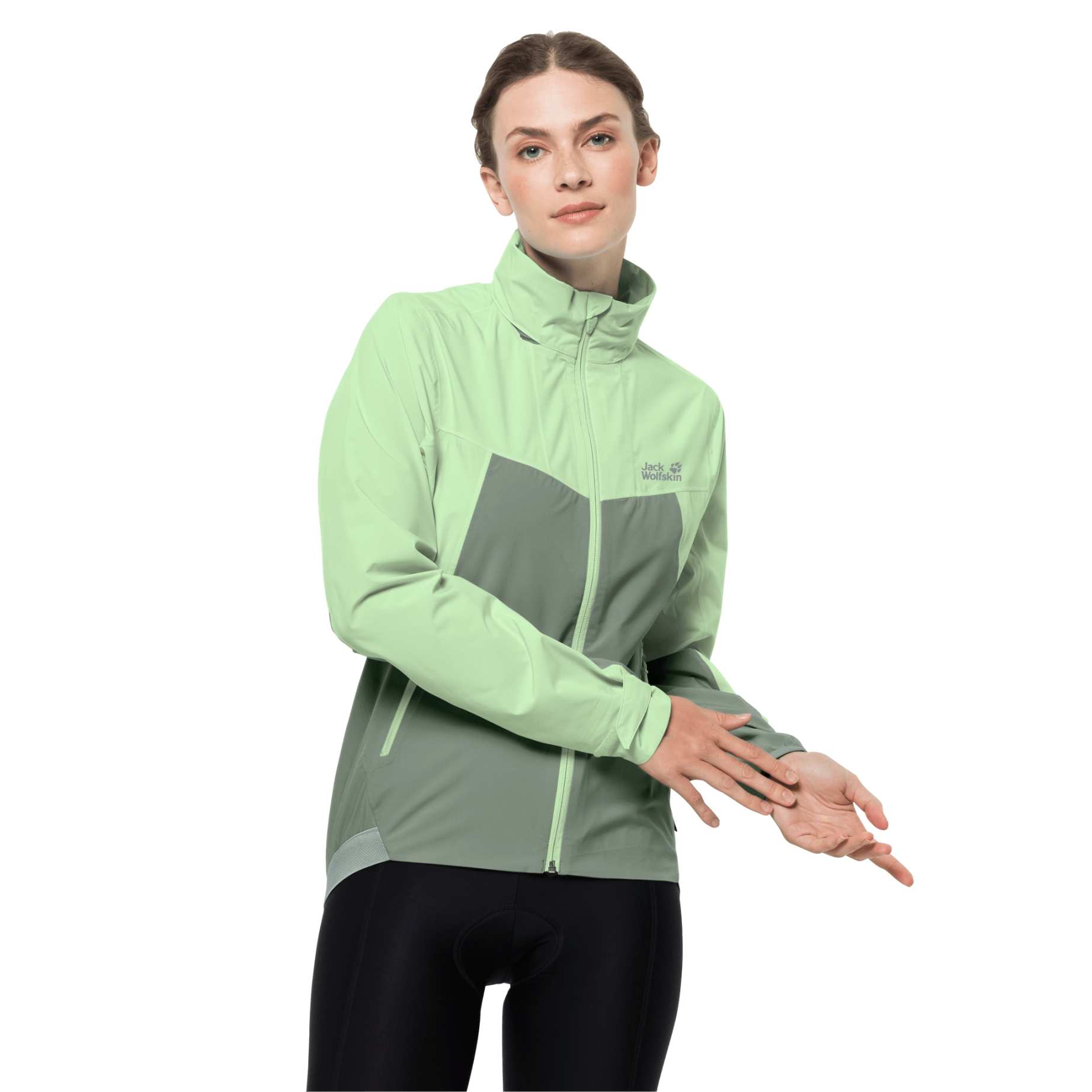 Rowerowa kurtka przeciwdeszczowa TOURER 2.5L JKT W hedge green - S