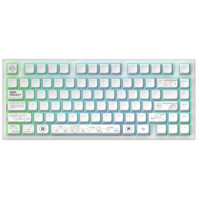 Klawiatura DARK PROJECT ALU81A Terra Nova Biały