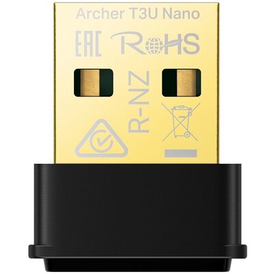 Karta sieciowa TP-LINK Archer T3U Nano USB-A, Zewnętrzna, 2.4 / 5 GHz