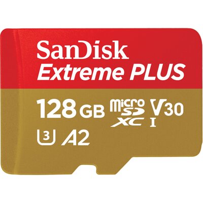 Karta pamięci SANDISK Extreme microSDXC Plus 128GB + Adapter