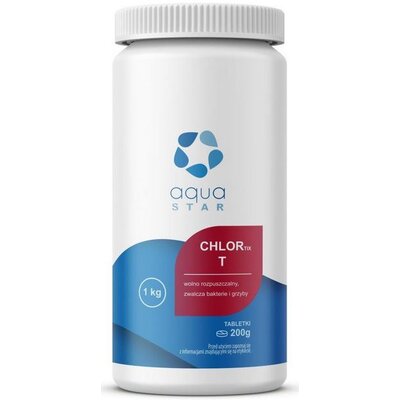 Chlor do basenu AQUASTAR Chlortix T 1 kg