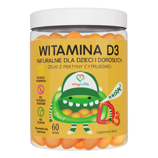 Żelki Witamina D 60szt. (MyVita)