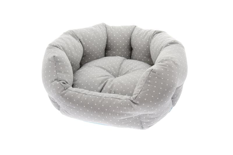Ferribiella Legowisko dla psa szare w kropki
