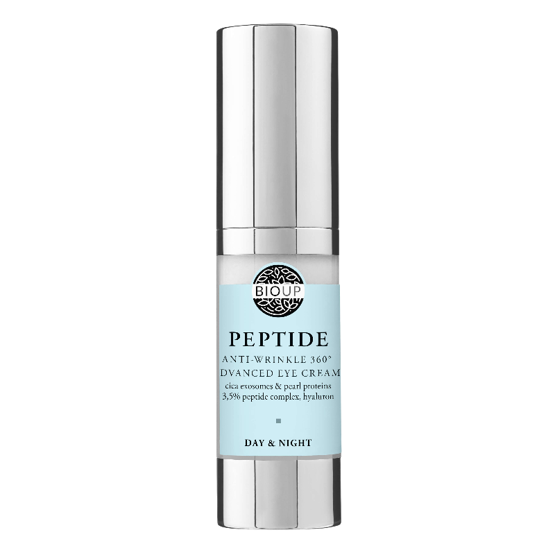 Bioup Anti-wrinkle 360 zaawansowany przeciwzmarszczkowy krem pod oczy z peptydami, egzosomami i kofeiną, 15 g
