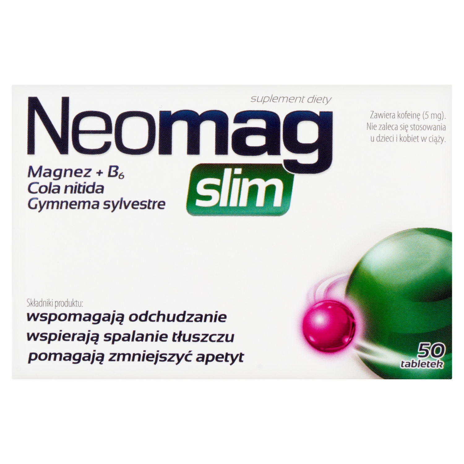 NeoMag Slim suplement diety, 50 tabl./1 opak.