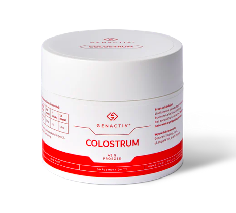 Genactiv Colostrum suplement diety w proszku, 45 g