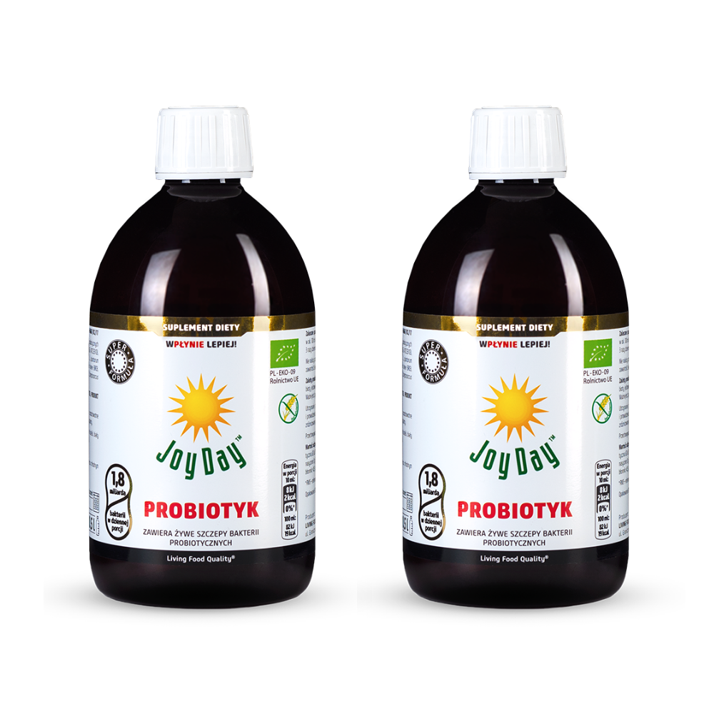 Joy Day zestaw: probiotyk, 2x500 ml/1 opak.