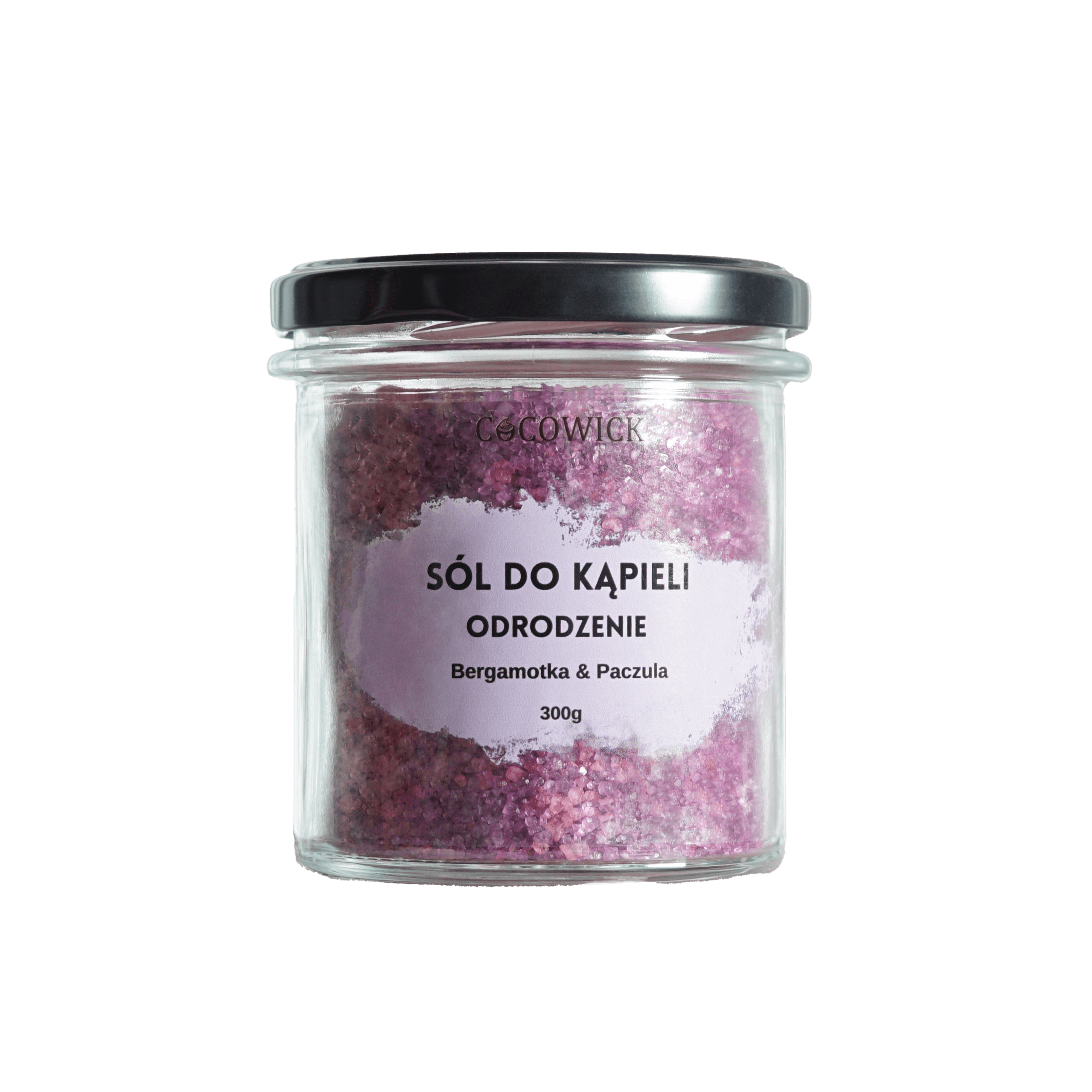 Cocowick Bergamotka i Paczula sól do kąpieli, 300 g