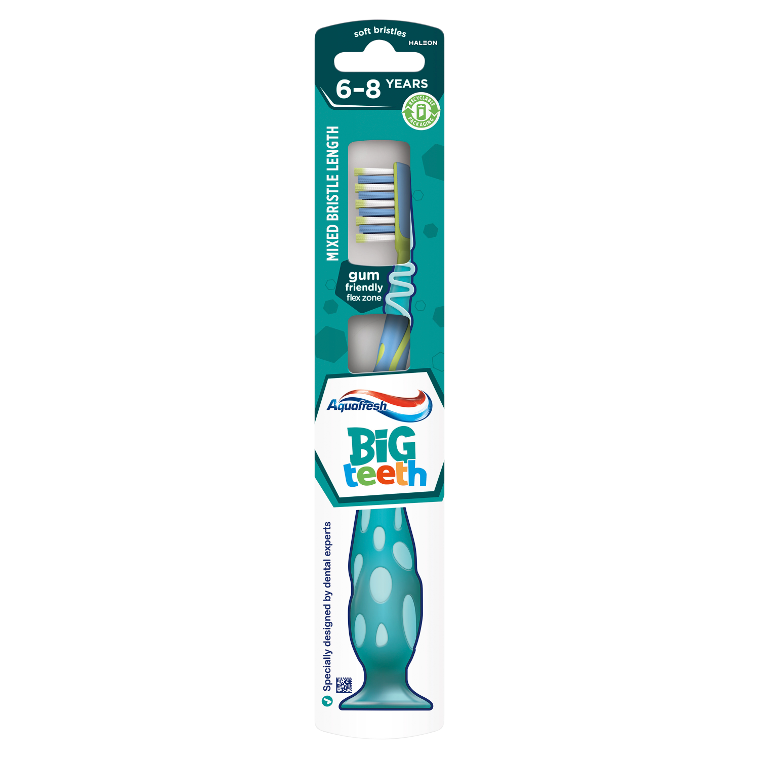 Aquafresh Big Teeth Brush szczoteczka do mycia zębów dla dzieci miękka, 1 szt. 