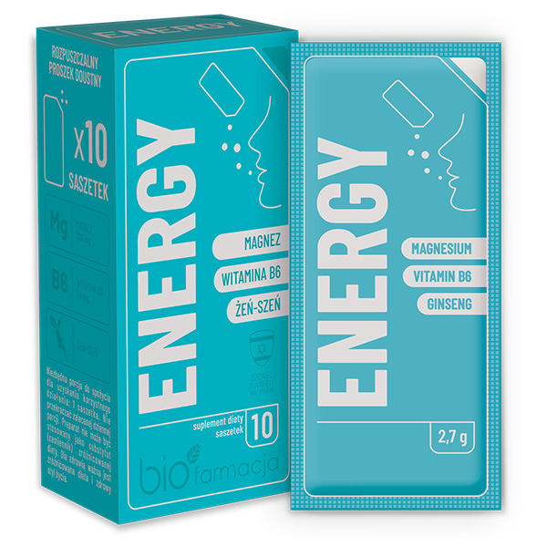 Biofarmacja Energy suplement diety, 10 sasz./1 opak.