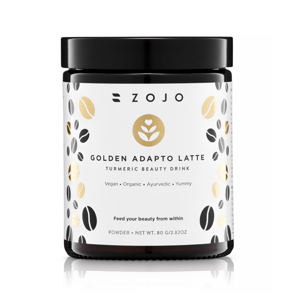 Zojo Golden Adapto Latte wegański suplement diety z kurkumą, 150 g
