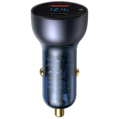 Ładowarka samochodowa BASEUS Particular Digital Display Czarny