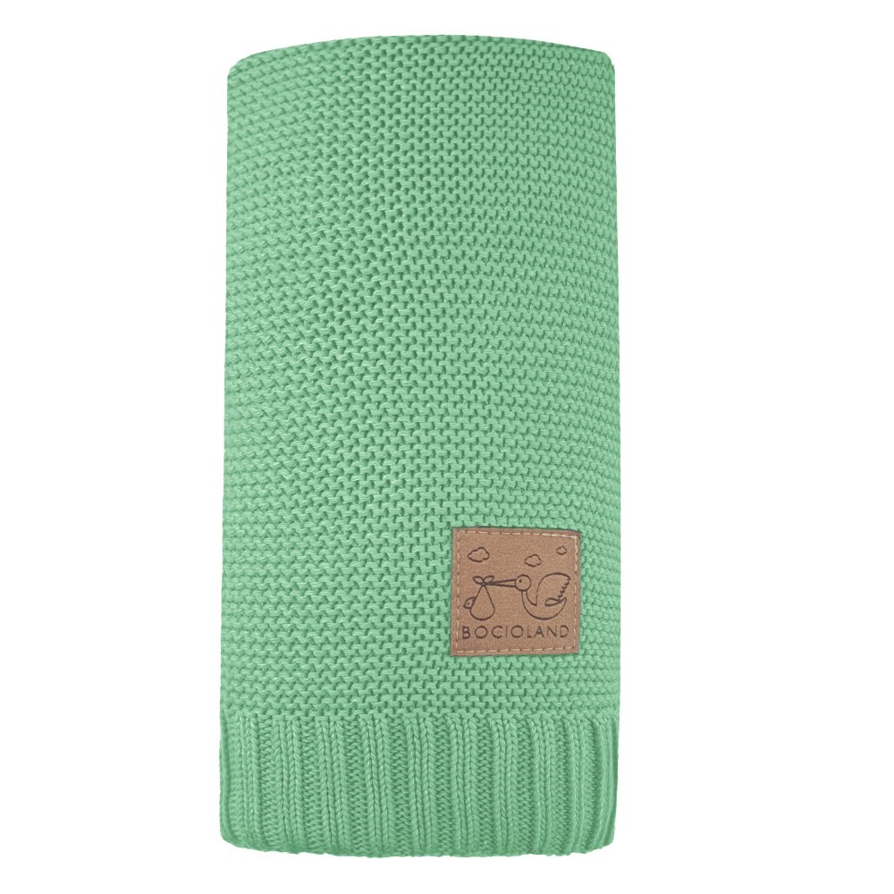 Bocioland kocyk bambusowy paris szałwia 80x100 cm, 1 szt.