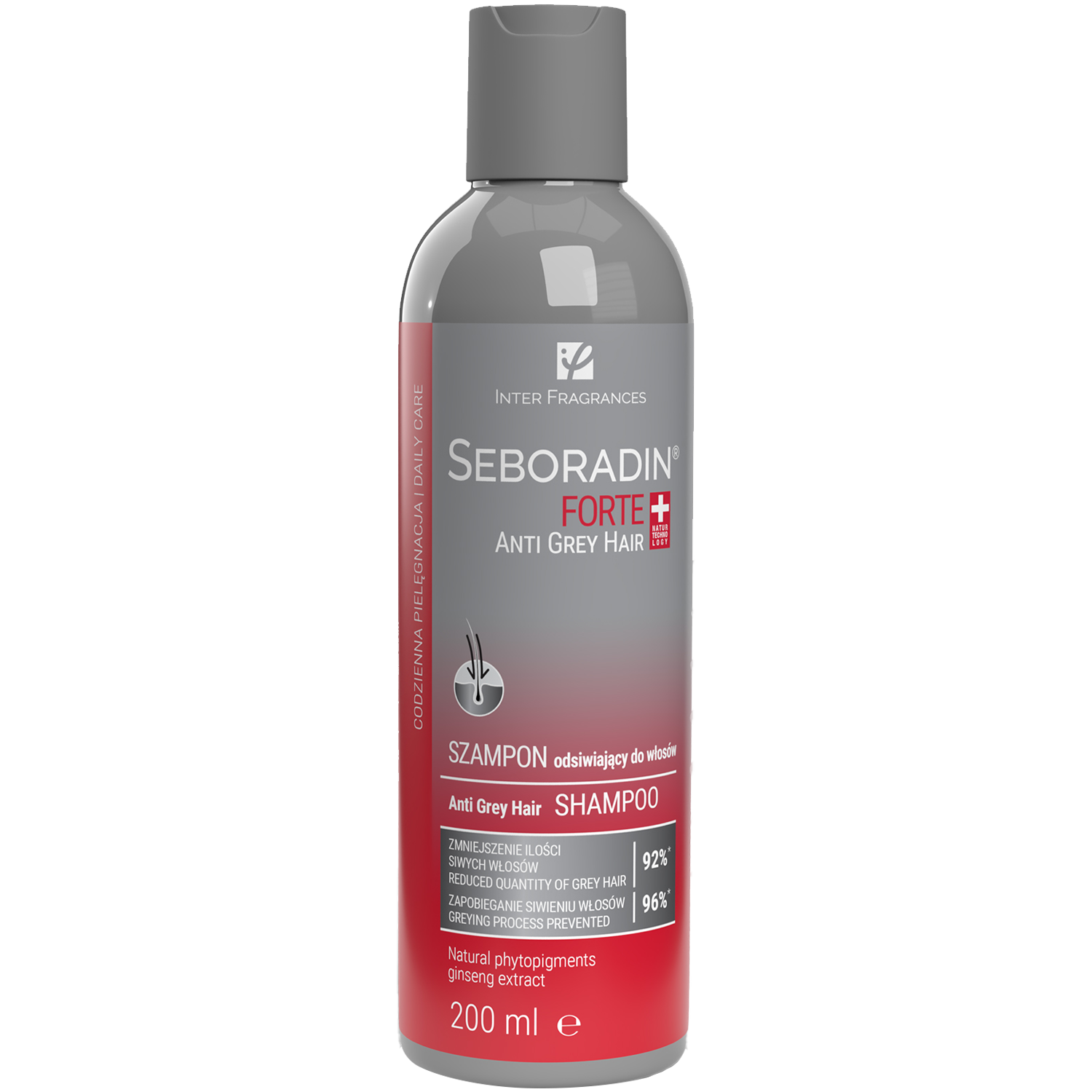 Seboradin Forte szampon do siwych włosów, 200 ml