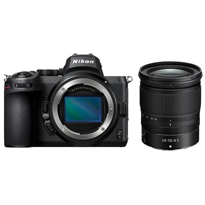 Aparat bezlusterkowy NIKON Z5 Czarny + Obiektyw Nikkor Z 24-70 F/4 S, Full Frame, 24.3Mpix, UHD 4K, EXPEED 6