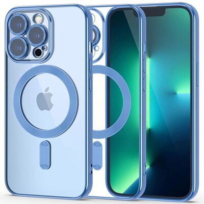 Etui TECH-PROTECT MagShine Magsafe do Apple iPhone 13 Pro Niebieski