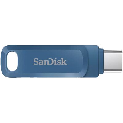 Pendrive SANDISK Ultra Dual Drive Go 128GB, USB-C / USB 3.2 Gen. 1 (USB 3.0), Odczyt 150 Mb/s Niebieski