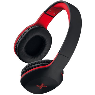 Słuchawki nauszne XMUSIC BTH105R Czarno-czerwony
