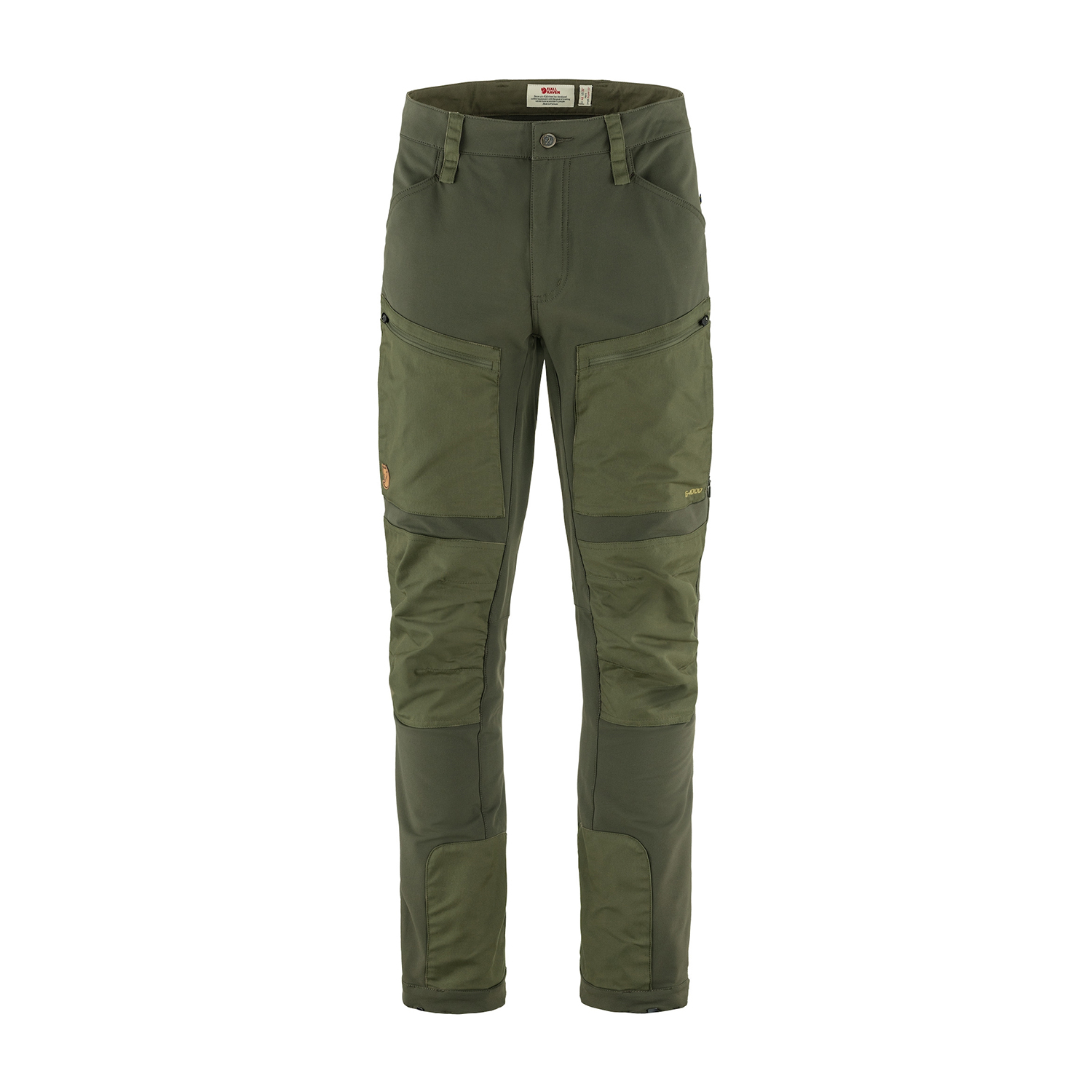 Męskie zimowe spodnie trekkingowe Fjallraven Keb Agile Winter Trousers Regular deep forest/laurel green - 52