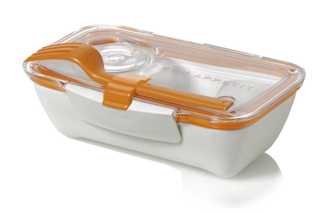 Black+Blum - Pojemnik BENTO BOX biało/pomarańczowy