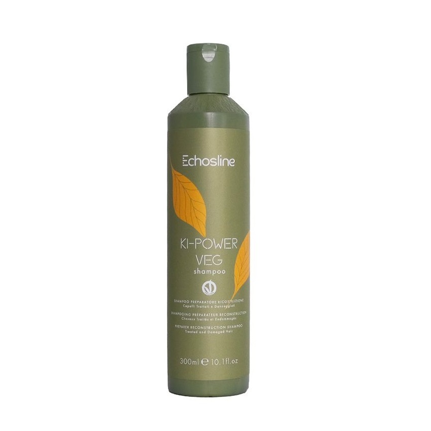 Echosline Ki-Power Veg szampon przygotowujący do odbudowy włosów, 300 ml