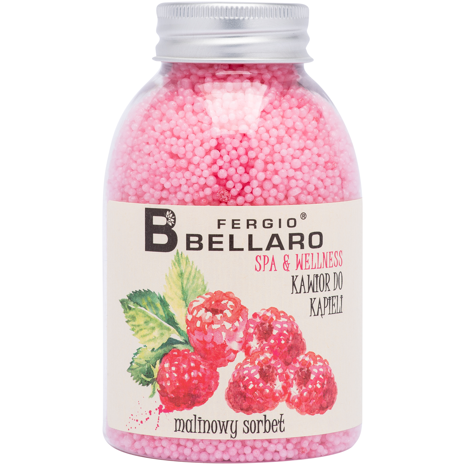 Fergio Bellaro Malinowy sorbet kawior do kąpieli, 190 g