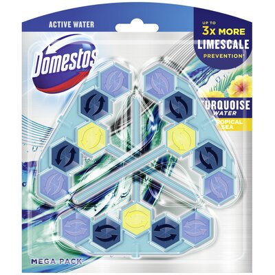 Kostka do WC DOMESTOS Active Water Tropical Sea 3x53g