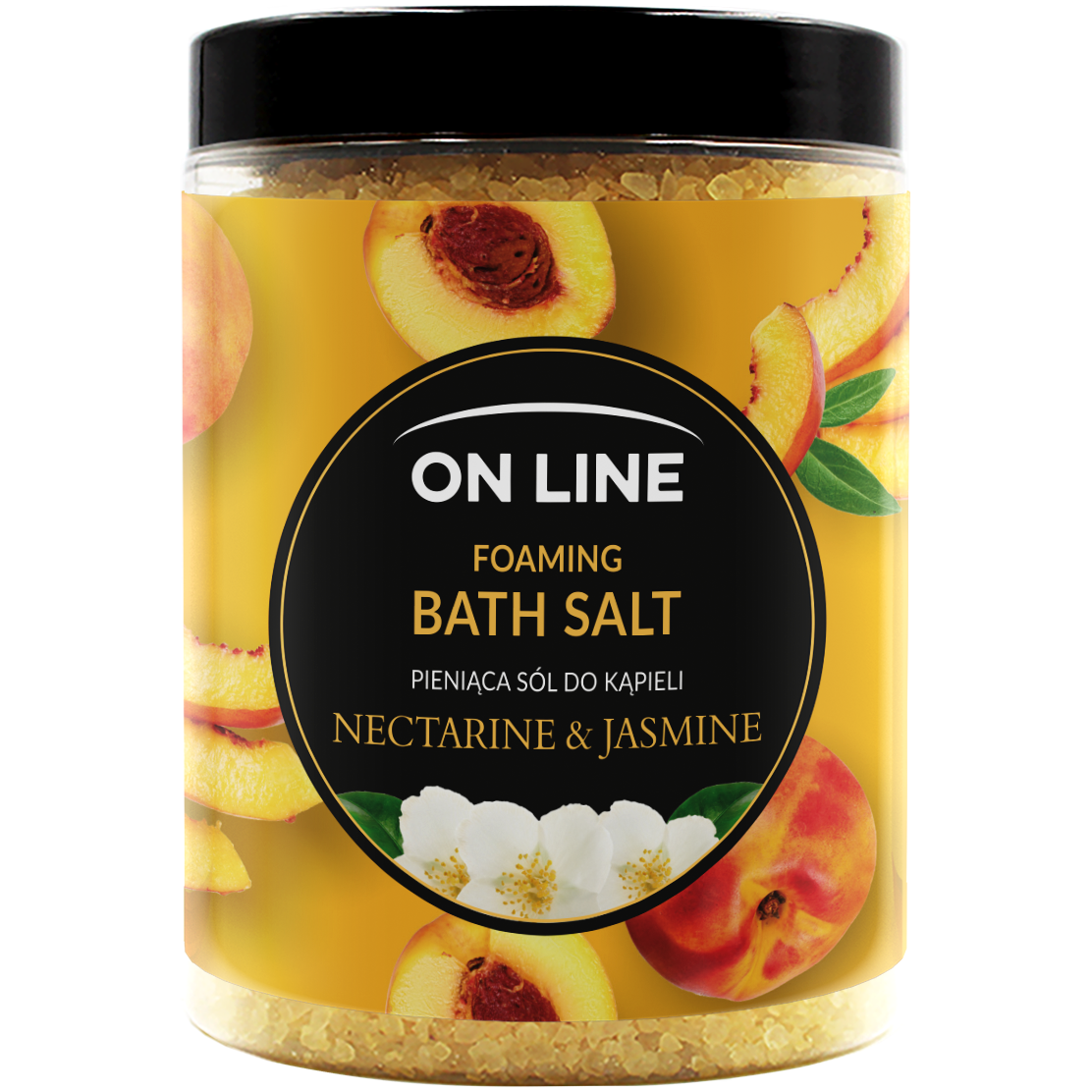 On Line Nectar Jasmin pieniąca sól do kąpieli, 1200 g