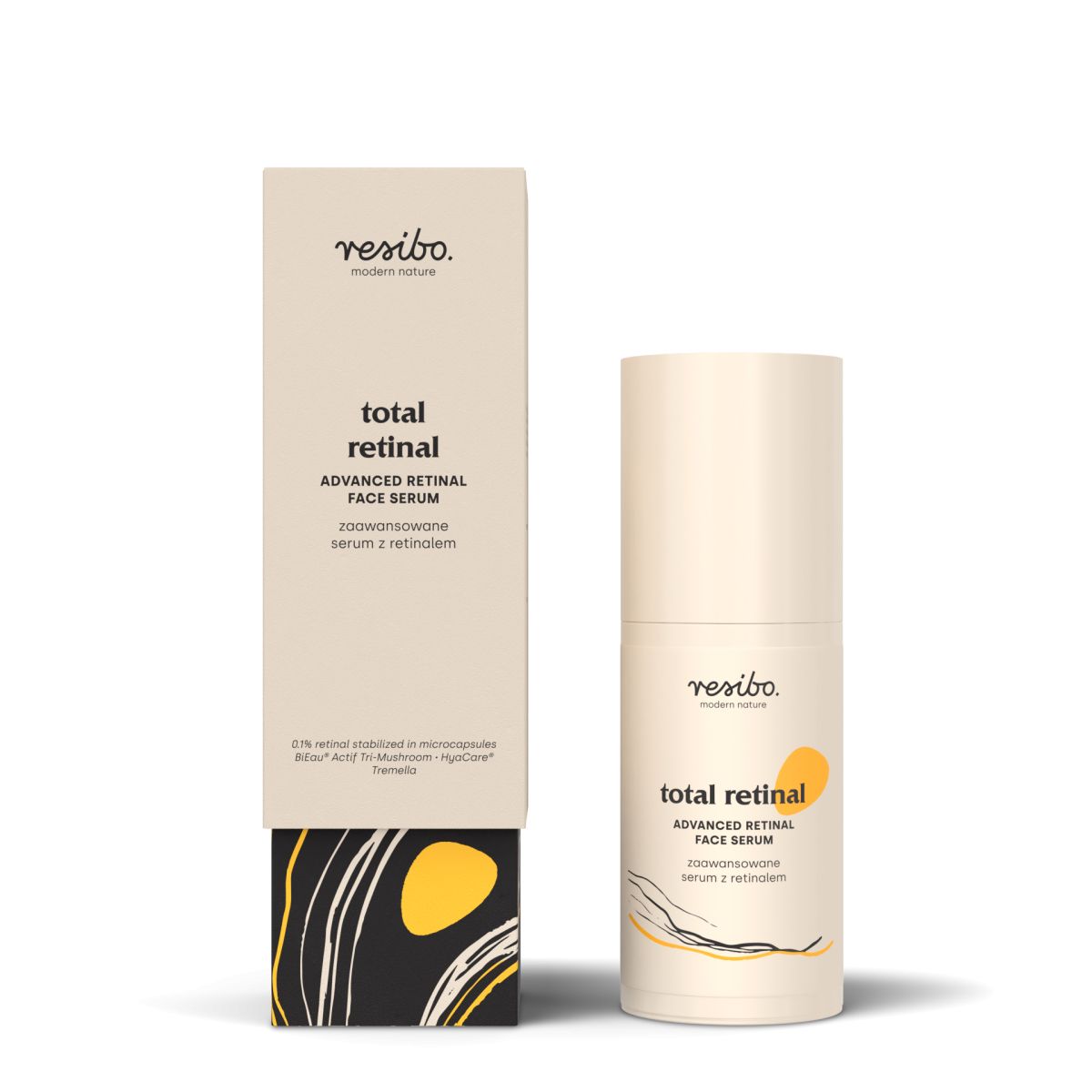 Resibo Total Retinal zaawansowane serum z 0,1% retinalem do twarzy, 30 ml