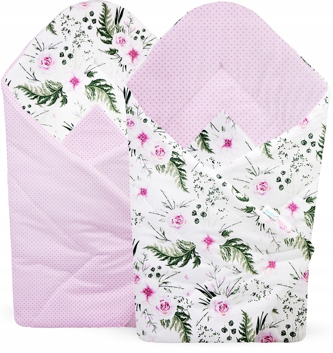 Babymam becik rożek niemowlęcy bawełna dwustronny