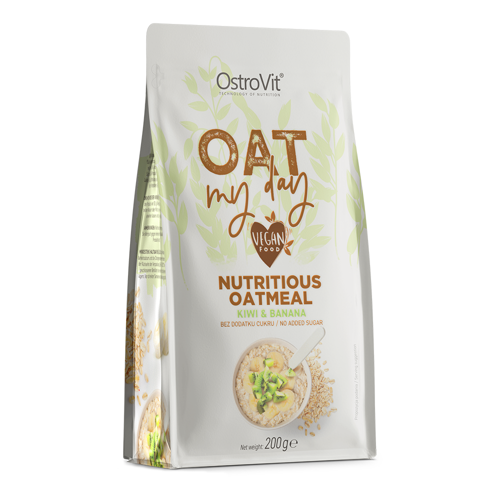 OstroVit Oat My Day owsianka o smaku kiwi i banana, 200 g