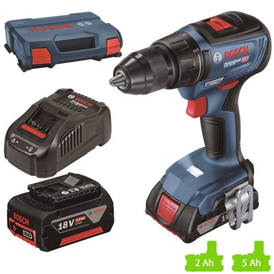 Wiertarko-wkrętarka BOSCH Professional GSR 18V-50 06019H5003 zestaw akumulatorów