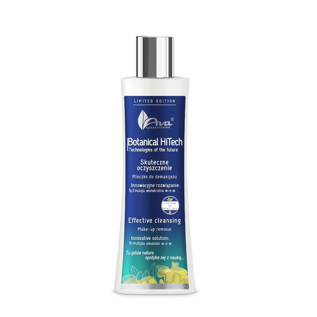 Ava Botanical Hitech mleczko do demakijażu twarzy, 200 ml