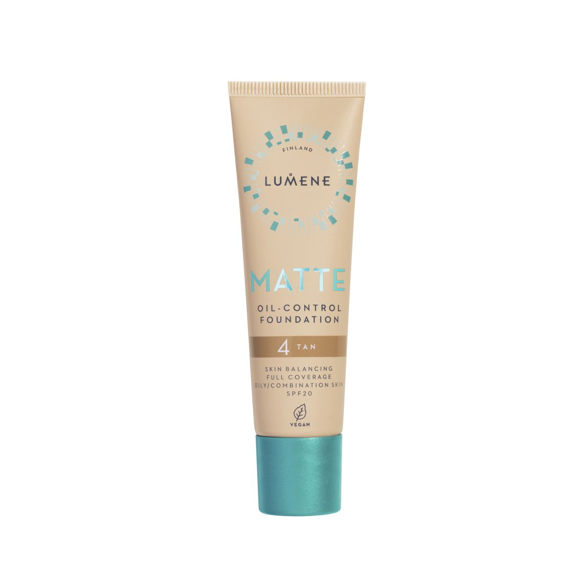 Lumene Matte matujący podkład do twarzy matte 4 tan SPF20, 30 ml