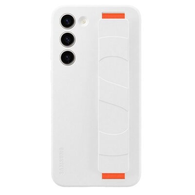 Etui SAMSUNG Silicone Grip Cover do Galaxy S23+ EF-GS916TWEGWW Biały