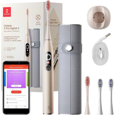 Szczoteczka soniczna OCLEAN X Pro Digital Set Złoty