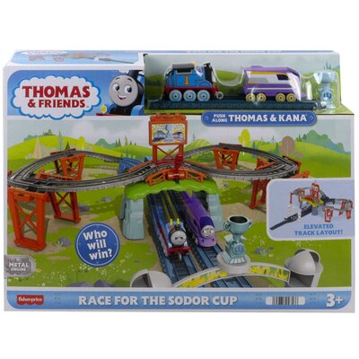 Kolejka FISHER PRICE Tomek i Przyjaciele Wyścig o Puchar Sodoru HFW03