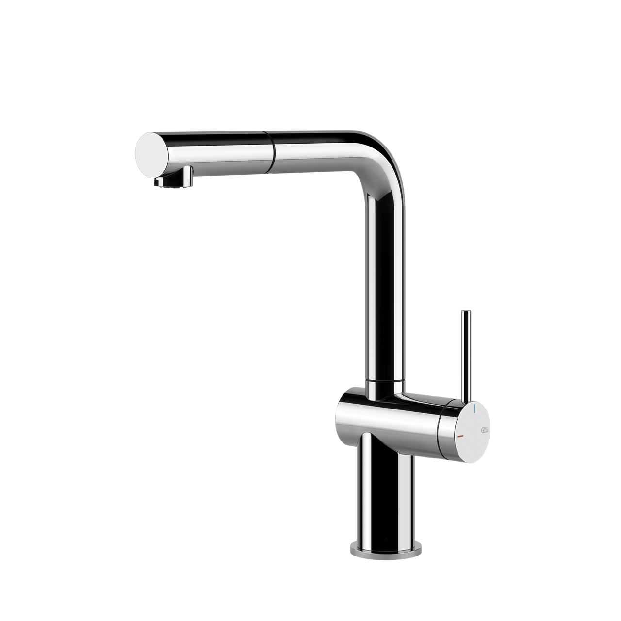 Gessi - Bateria kuchenna Inedito wyciągana wylewka 60433 Chrom
