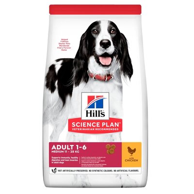 Karma dla psa HILL'S Science Plan Adult Medium Kurczak 14 kg