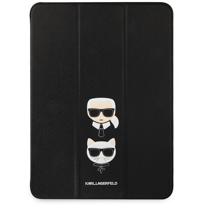 Etui na iPad Pro KARL LAGERFELD Saffiano Karl&Choupette Czarny