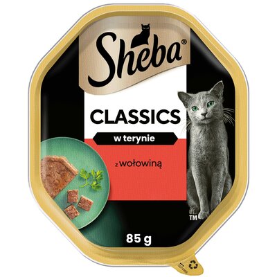 Karma dla kota SHEBA Classics Wołowina 85 g