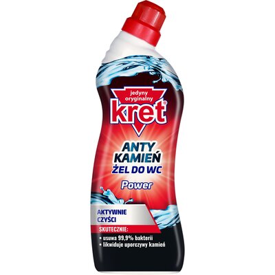 Żel do czyszczenia toalety KRET Antykamień Power 750 ml
