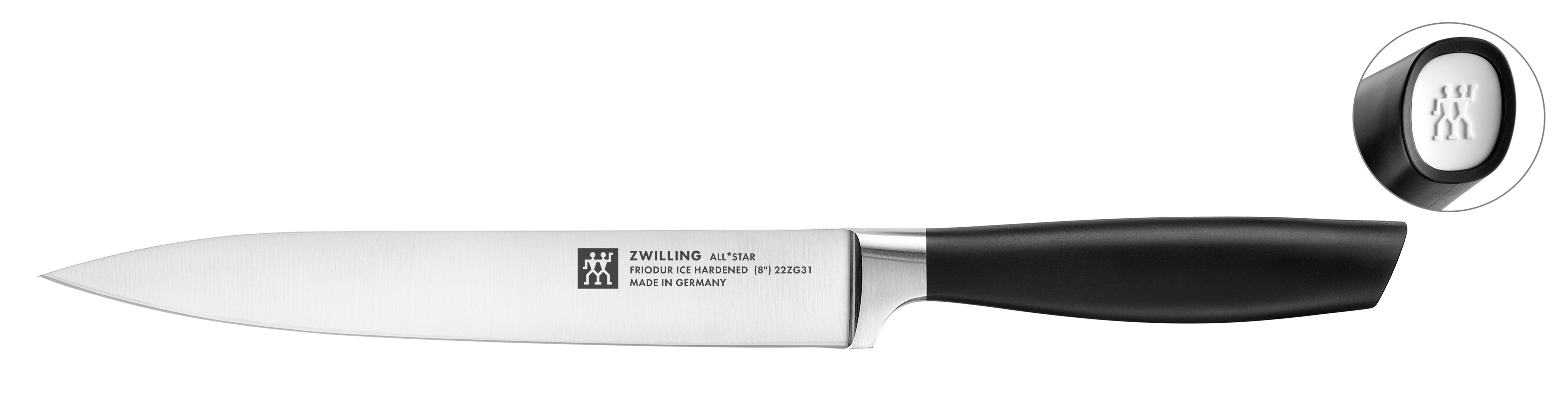 Zwilling - Nóż do wędlin 20 cm All Star Biały